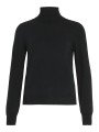 VICOMFY L/S ROLL-NECK KNIT TOP/PB