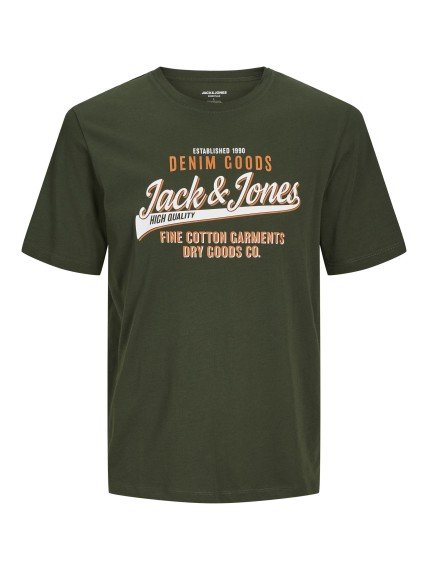 JACK & JONES JJELOGO TEE SS O-NECK 2 COL AW24 SN