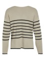 VIOSTRIA V-NECK L/S REV TOP-NOOS