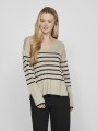 VIOSTRIA V-NECK L/S REV TOP-NOOS